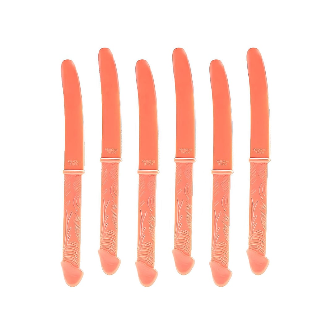 Kit com Facas em Formato de Pênis - Sexy Import | 6 Unidades - 1