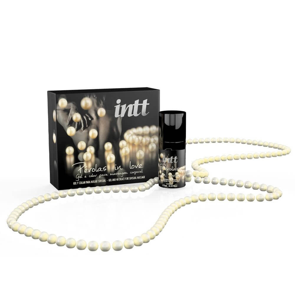 Kit com Gel Excitante Unissex e Colar de Pérolas - Intt Pérolas In Love - 2