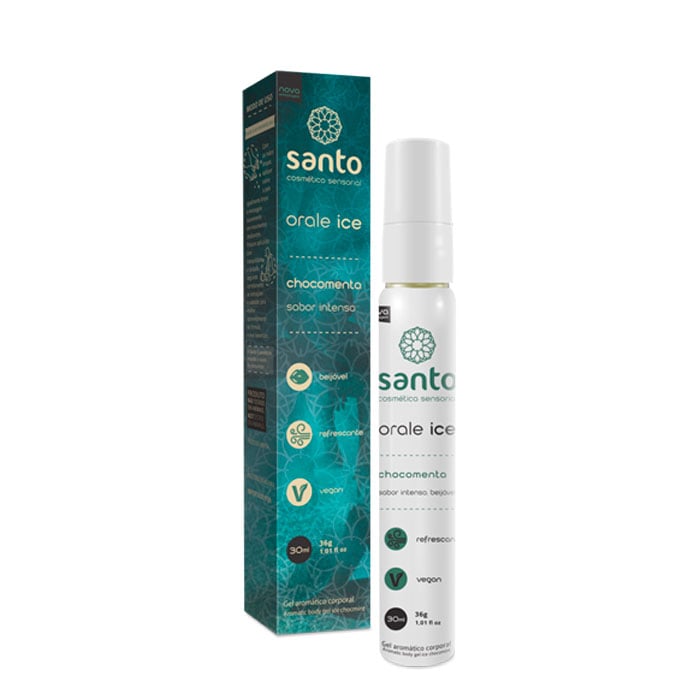 Gel Beijável para Sexo Oral com Efeito Hot ou Ice - Santo Funcionais Orale | 30 ml | Disponível em 8 Sabores - 3