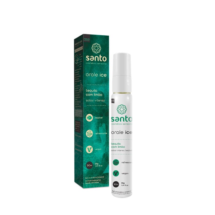 Gel Beijável para Sexo Oral com Efeito Hot ou Ice - Santo Funcionais Orale | 30 ml | Disponível em 8 Sabores - 4